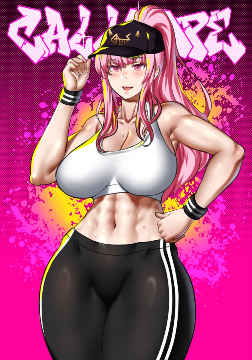 CloireClover's tweet photo. workingout outfit 
#callillust https://t.co/X46ygnMxw3