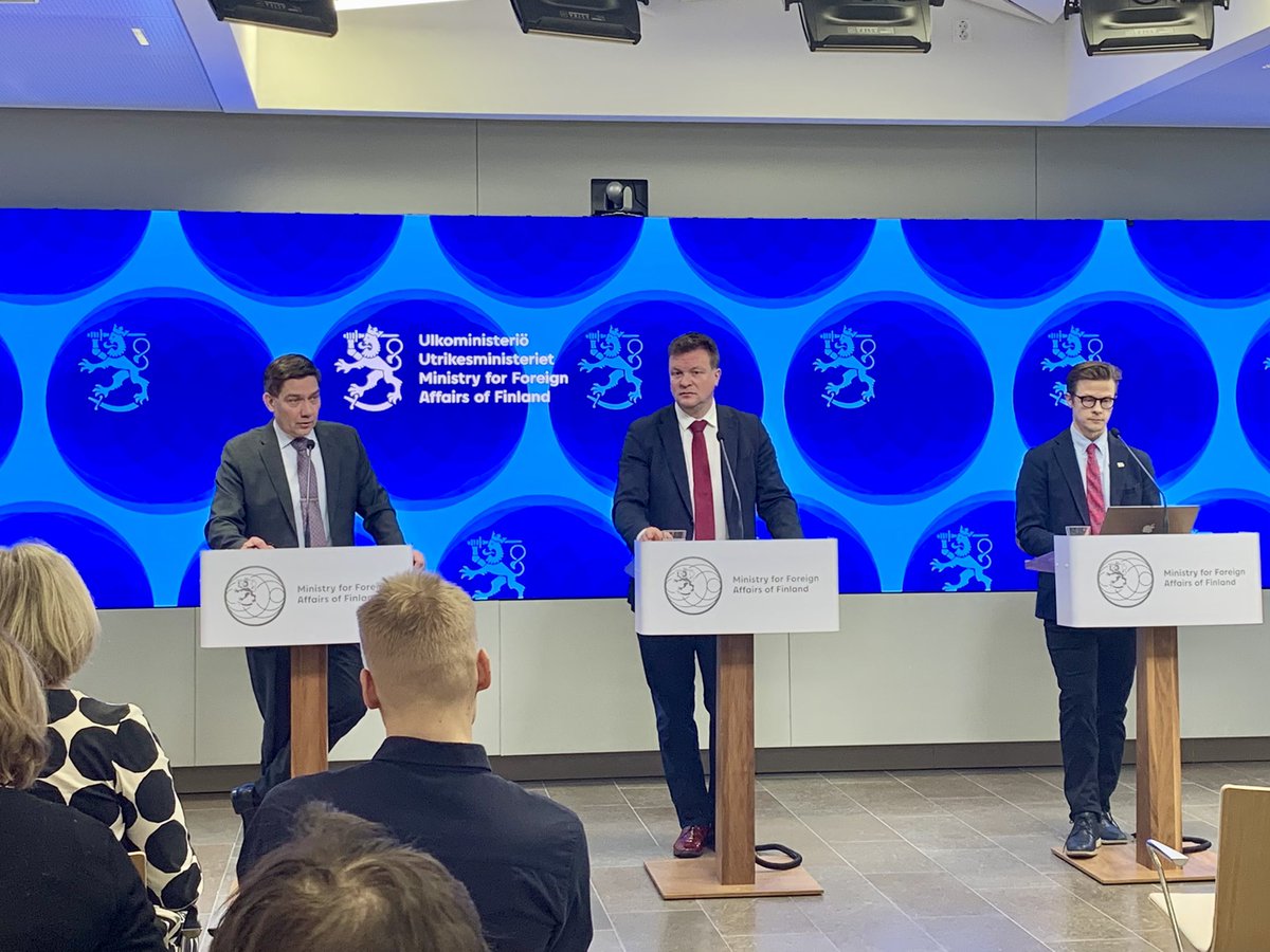 Päivä alkoi jäähyväisinfolla <a href="/Ulkoministerio/">MFA Finland 🇫🇮</a>'n henkilöstölle. Kuluneet vuodet ovat olleet antoisia &amp; työntäyteisiä, ja tänä aikana #pohjoismainen #yhteistyö on tullut näkyväksi uudella tavalla. Lämmin kiitos kaikille ulkoministeriöläisille hyvästä yhteistyöstä!