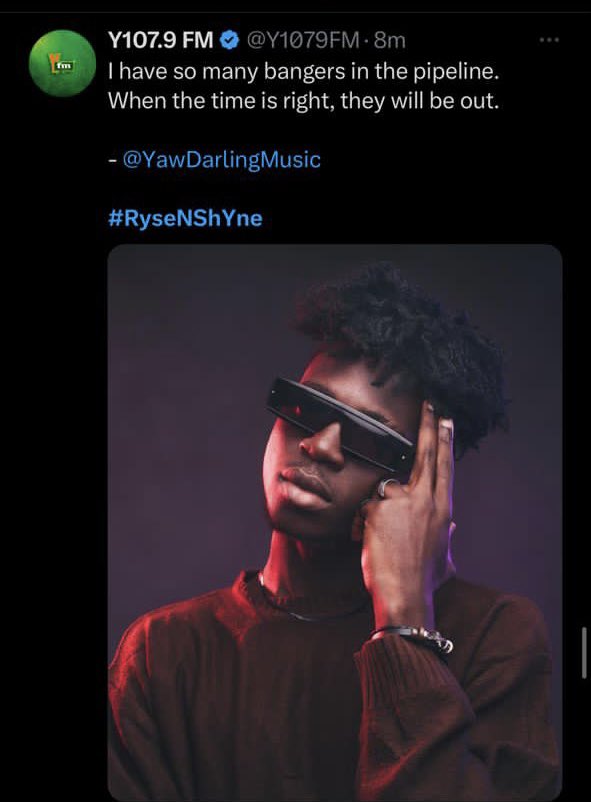YawDarlingMusic's tweet image. We are #pullingup a lot of bangers this year but before then click on the link: youtu.be/XAo0isQ_NSo to keep streaming the big Jam. 
#PullUp #skyentertainment #ThrowbackThursday