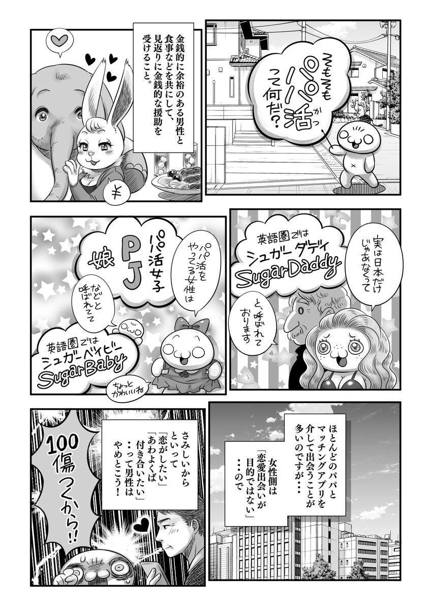パパ活の話⚒️←この絵文字が『父』に見えるからパパ活の隠語として使われるんだって🎅
パパ活やってる女&買ってる男に話聞いてきた💴 