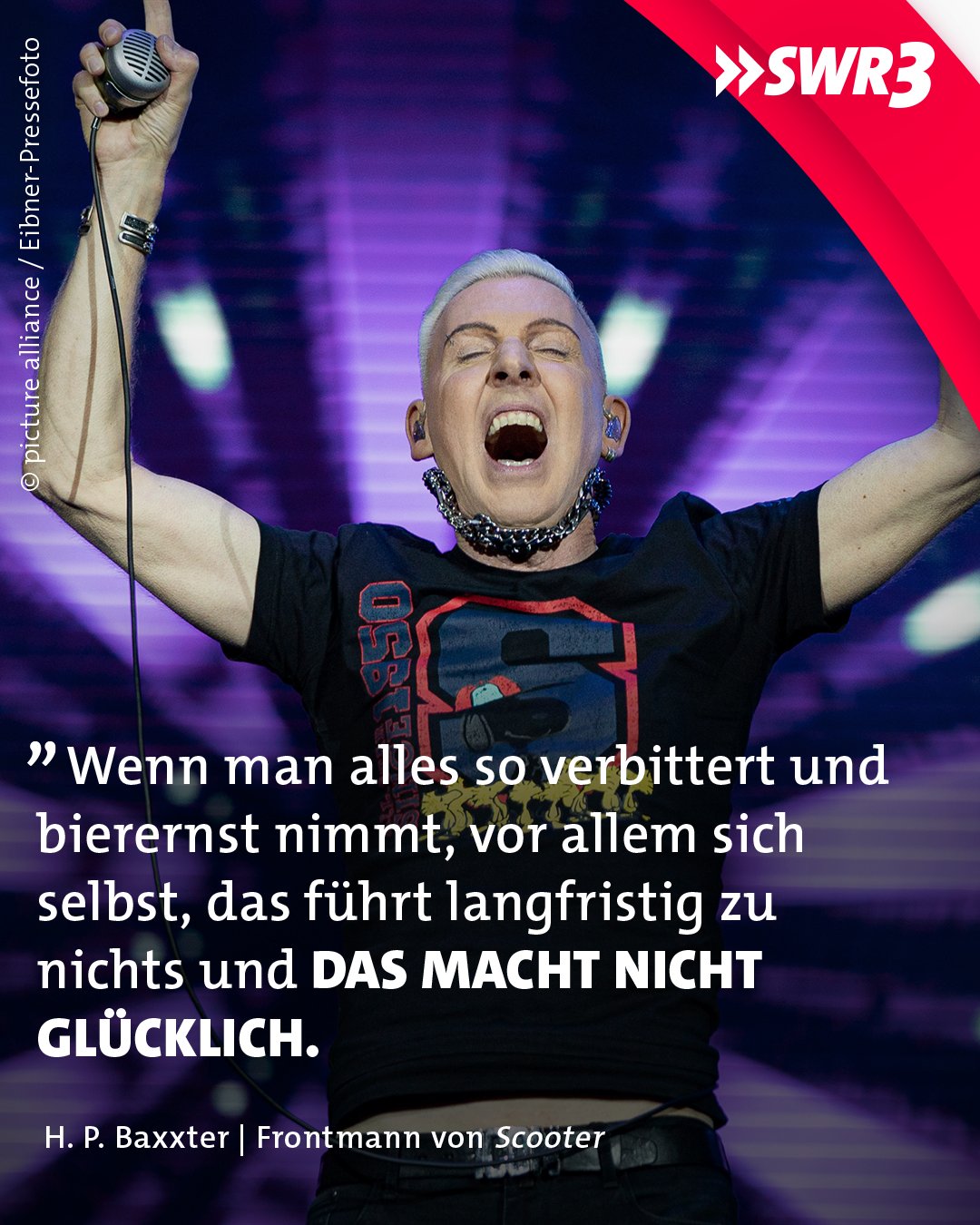 Hyper Hyper Happy Birthday, H. P. Baxxter! Der Sänger feiert heute seinen 59. Geburtstag. 