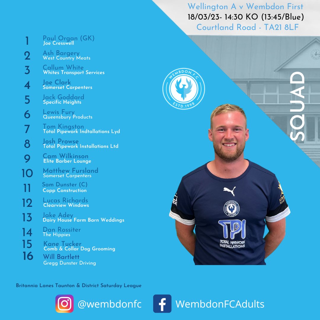 Wembdon FC tweet media