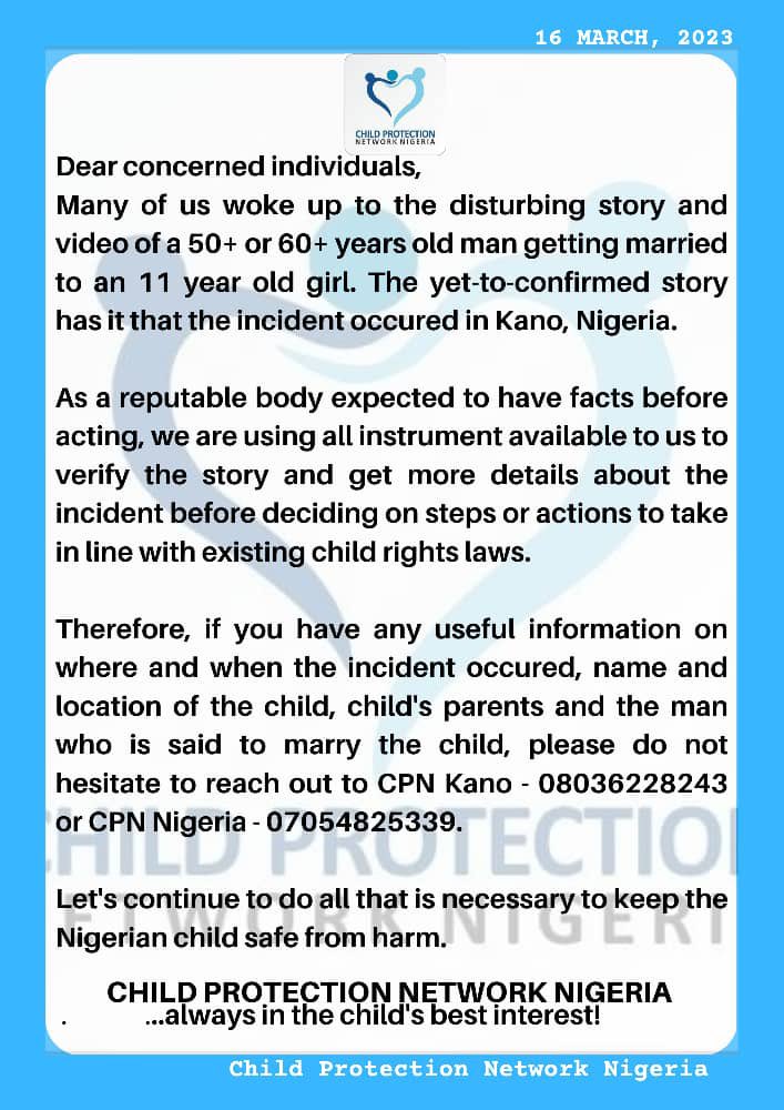 Child Protection Network (CPN) tweet media