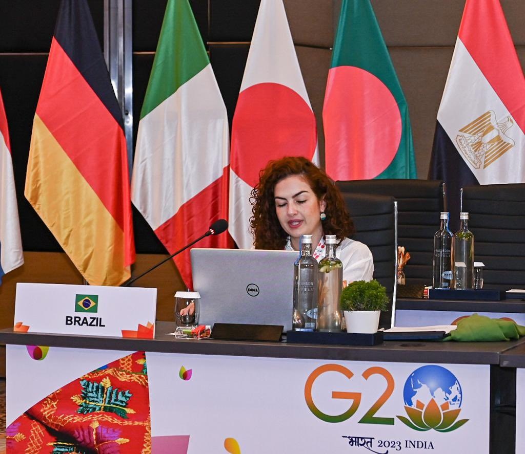 university18's tweet photo. #G20India: Towards an inclusive and sustainable growth! 

The first day of 2nd #G20 EdWG meeting commenced earlier today in Amritsar, Punjab. 

The G20 delegates from member countries were engaged in fruitful, constructive and positive discussions during the session. @g20org https://t.co/cNo5P8noRR