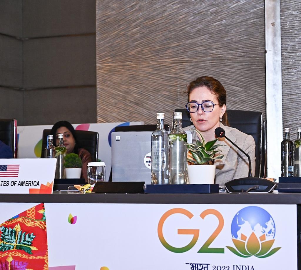 university18's tweet photo. #G20India: Towards an inclusive and sustainable growth! 

The first day of 2nd #G20 EdWG meeting commenced earlier today in Amritsar, Punjab. 

The G20 delegates from member countries were engaged in fruitful, constructive and positive discussions during the session. @g20org https://t.co/cNo5P8noRR