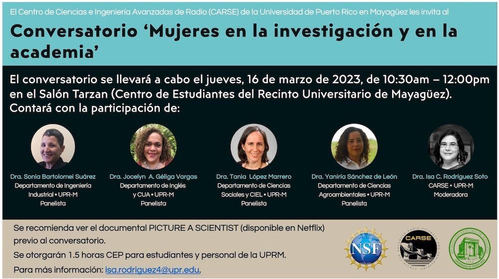 Gente del RUM. Aquí nos vemos hoy a las 10:30 am.