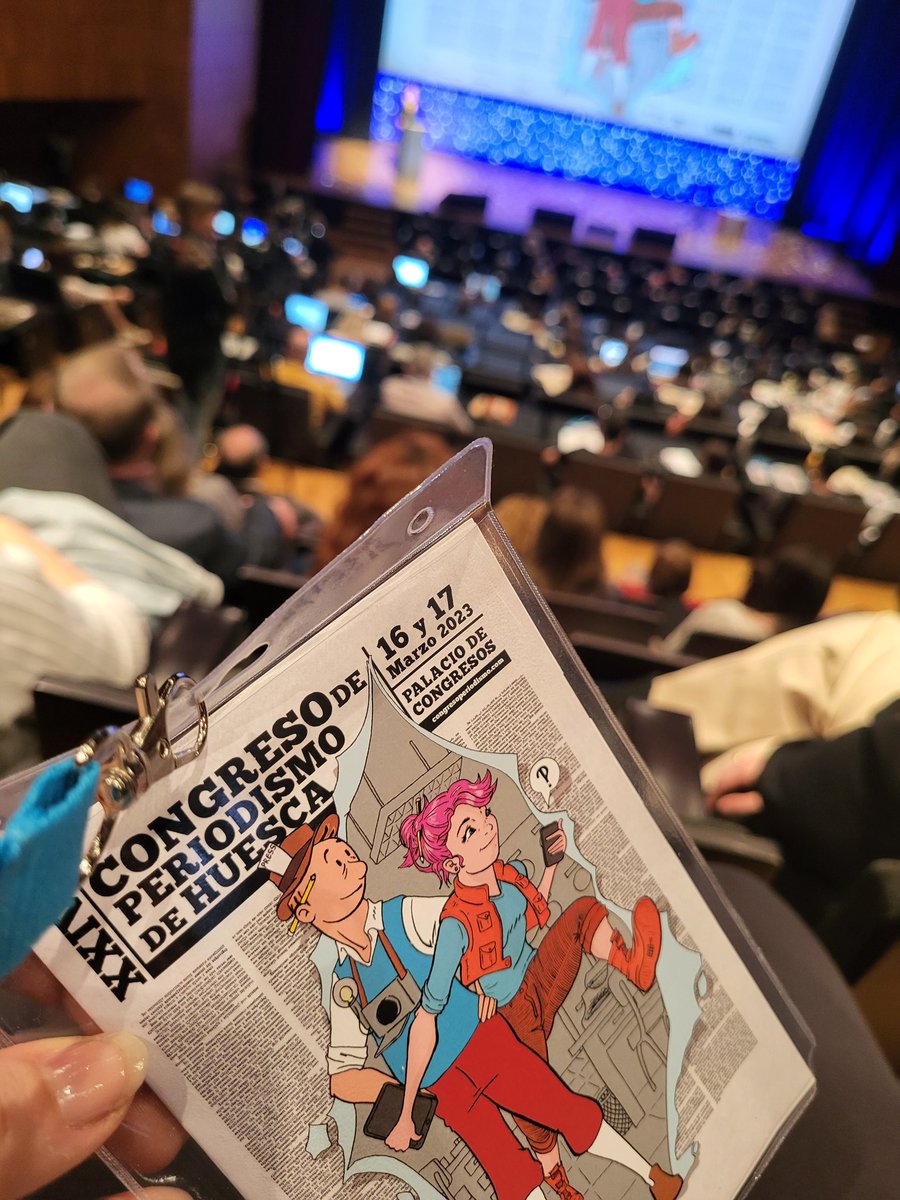 Un año más en #CongresoHuesca, con ganas de escuchar y aprender de compañeros. Un refresco y reactualización para la profesión  #PeriodistasAragon <a href="/congresodigital/">Congreso de Periodismo de Huesca</a>
