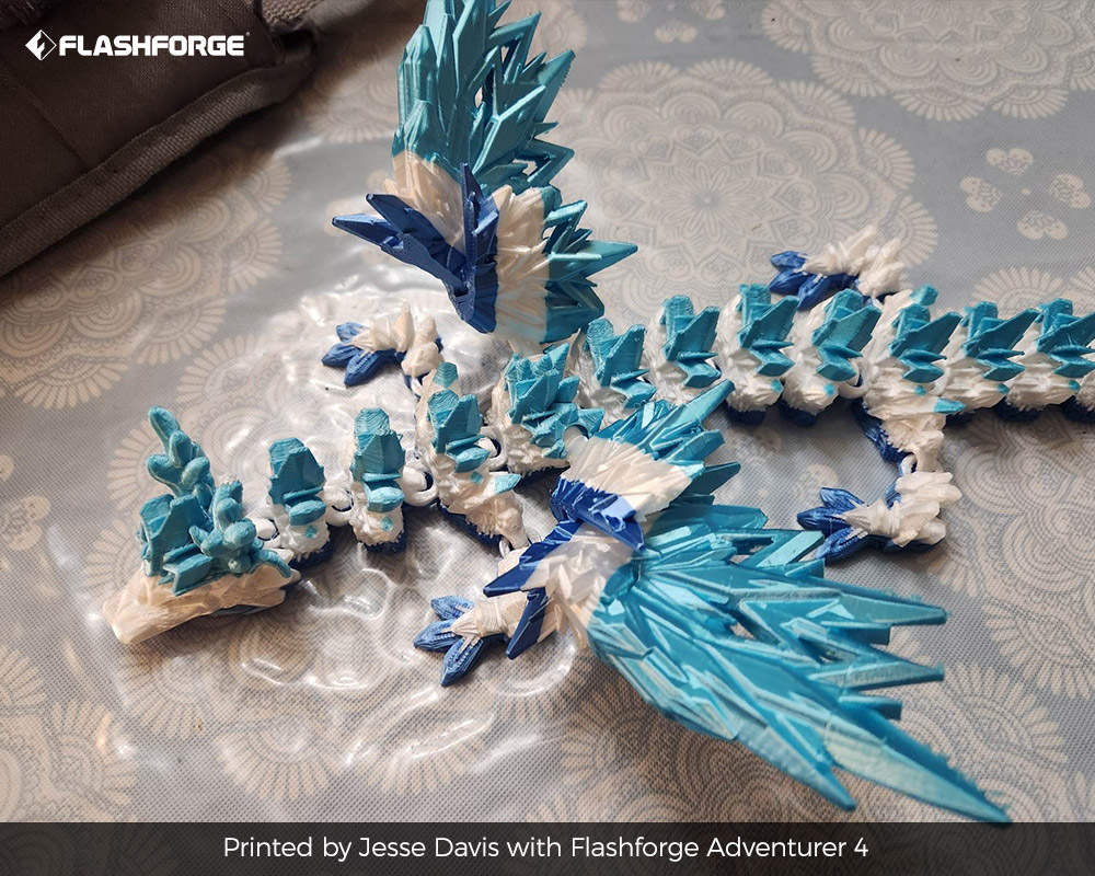 ff3dprinters's tweet photo. 🧐🧐 Have you tried the pause feature of #FlashPrint?
Here's a BABY CRYSTALWING DRAGON printed by JDAVI519 (Ins @JDAVI519), utilized the pause feature in the Flashprint slicer. Marvelous, isn't it!
We'll release a tutorial about this feature in the following weeks. Stay tuned. https://t.co/Ug2HgQgSq2