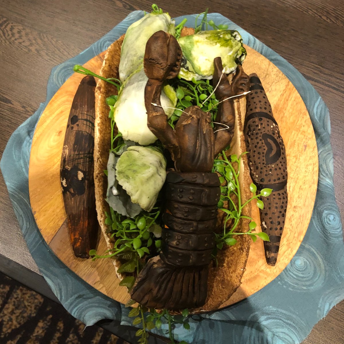 northmetrotafe's tweet photo. Our baking and patisserie students put their decorating 🎂 skills to the test, designing amazing table centrepieces out of sugar for the World Indigenous Tourism Summit held at Crown this week. 

🤩 Check out the gallery of images 🤩

#nmtafe https://t.co/7On8sDl0k4