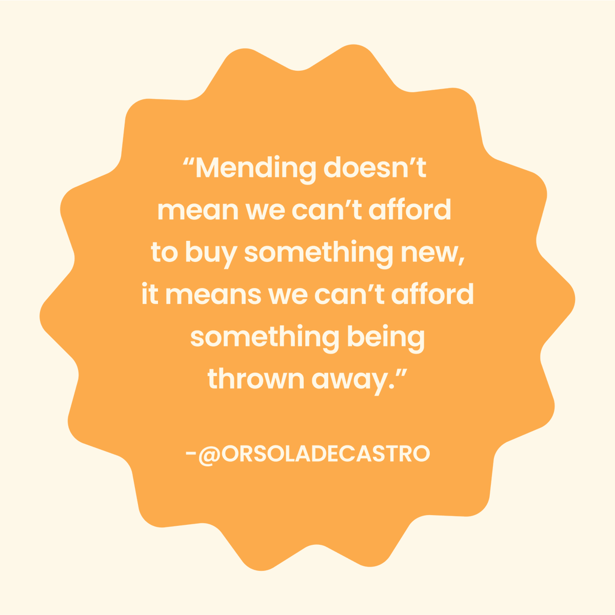 CountUsInSOCIAL's tweet photo. Mending isn't just about saving money, it's about showing you care for our planet 🌍 and the things you own 🌱. Let's embrace the art of repairing and honor the value of our possessions. 💚 #reduceandrecycle #sustainability #mendingmatters https://t.co/ggpN56FGSV