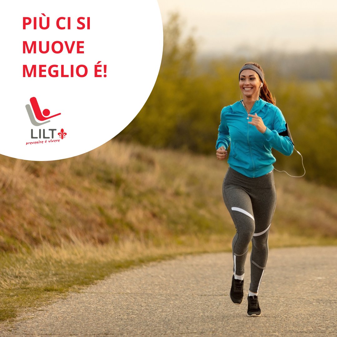 Ogni movimento conta, dice l’OMS. Riduci il rischio di cancro dell’intestino, della mammella e dell’endometrio mantenendoti più attivo. Quanta attività è necessaria? Più ci si muove e meglio è: POCO è meglio che NIENTE, ma di PIÙ è ancor meglio! 
#SNPO2023