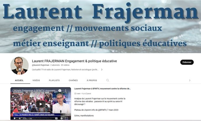 Laurent Frajerman tweet media