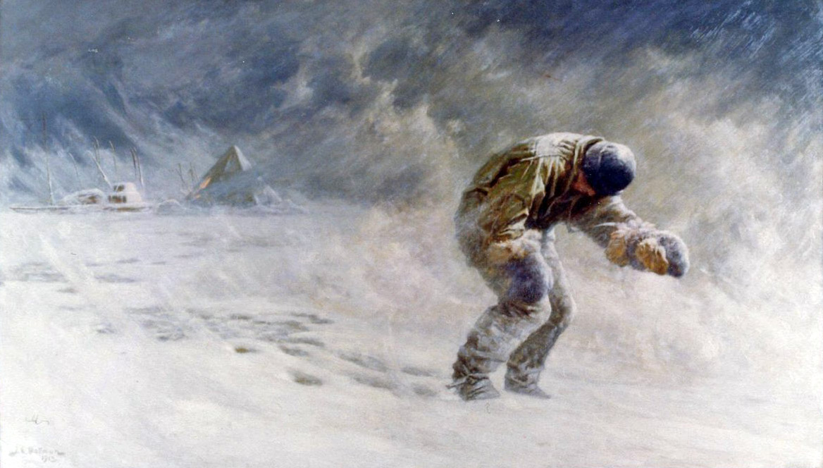 danthewhaler's tweet photo. On this day 1912 (maybe 17th) - Captain Lawrence Oates died. Scott: He slept through the night before last, hoping not to wake; but he woke in the morning - yesterday. It was blowing a blizzard. He said: "I am just going outside and may be some time." His body was never found. https://t.co/YBZ76z3wg8