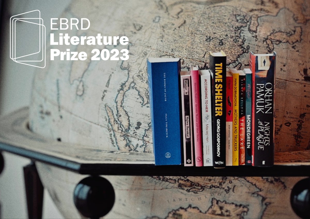 EBRD's tweet photo. 🥁 #EBRDLiteraturePrize2023 shortlist is out! 📚
Our judges @tobylichtig, @mayajaggi @arkadyostrovsky, @natasharandall selected the 10 best works of literature from our regions translated into English.
Congratulations! 

https://t.co/IgqBsiwjVj

The shortlisted titles are 🧵: https://t.co/EpIRwn4cq3