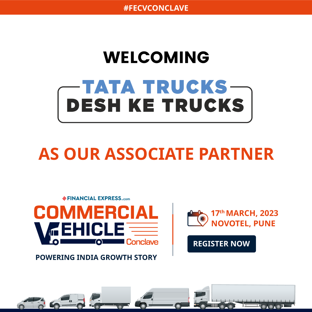 FinancialXpress's tweet photo. We are delighted to welcome our Associate Partner @TataMotors at The Commercial Vehicle Conclave 2023.
Book your seat now : https://t.co/vRZGQIbBtg
📍 Novotel, Pune
📅 17th March 2023
#FECVCONCLAVE #FinacialExpress https://t.co/POD4w8YOGT