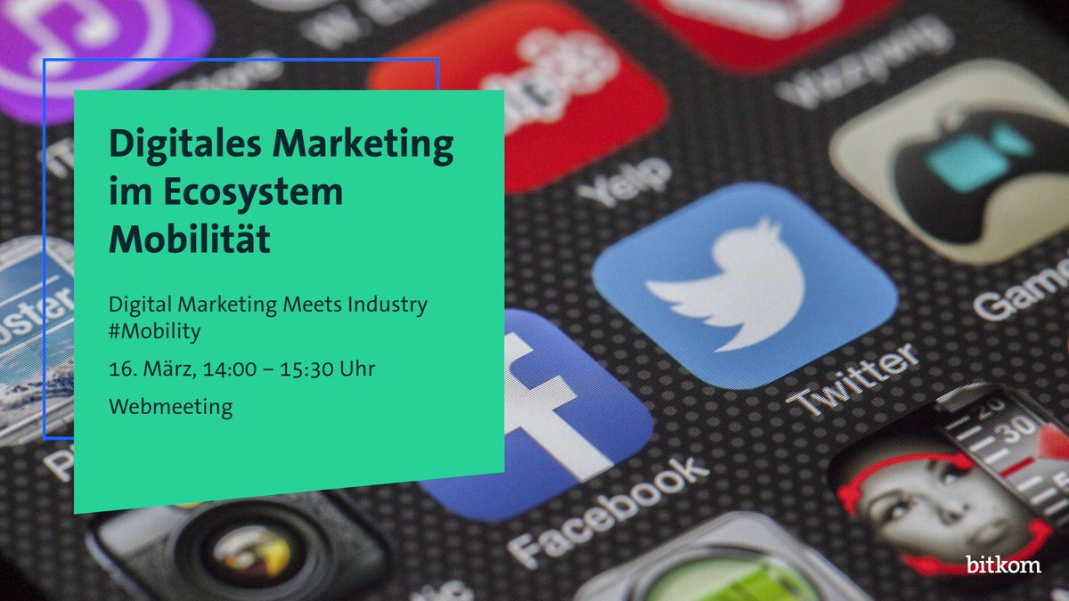 Welchen aktuellen Trends &amp; Herausforderungen begegnen Marketer im Automobil- &amp; Mobilitätsökosystems? Dazu diskutieren wir heute u.a. zu Änderungen im Nutzerverhalten, der Rolle von Partnerschaften und Technologien im "Digital Marketing Meets Industry #Mobility". #digitalmarketing