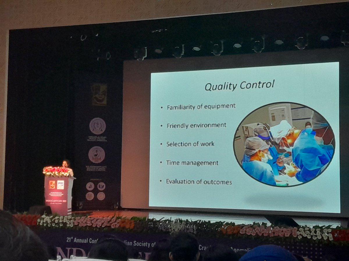 _Barbara_Delage's tweet photo. Dr Charanya vijayakumar reviews key factors to consider when setting up a cleft multidisciplinary center #indocleftcon #smiletrain #evolve #CCC #comprehensivecleftcare https://t.co/W0LQwuIS1d