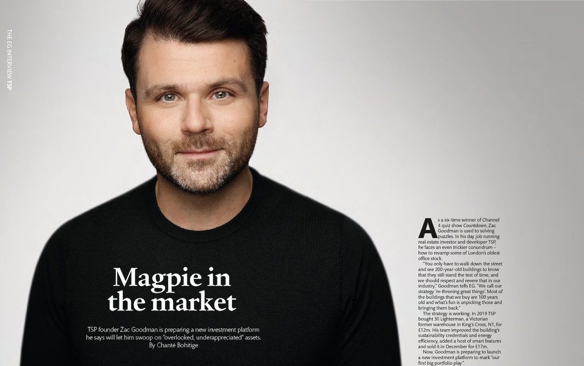 👀 Exciting times ahead

TSP founder Zac Goodman is preparing a new investment platform he says will let him swoop on “overlooked, underappreciated” assets.

Full EG interview 👉 hubs.la/Q01GZ7w40

✍️ Chanté Bohitige

#propertyinvestment #platform #interview