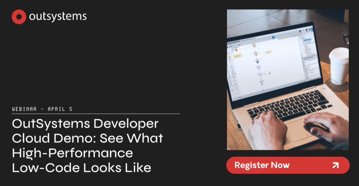 manishcse95's tweet image. Are you looking to speed up development tasks and build state-of-the-art #cloud #apps that auto-scale to millions of users? Don&apos;t miss this next #OutSystems demo on April 5 to see how you can transform your app backlog with high-performance #lowcode. outs.so/6B201F