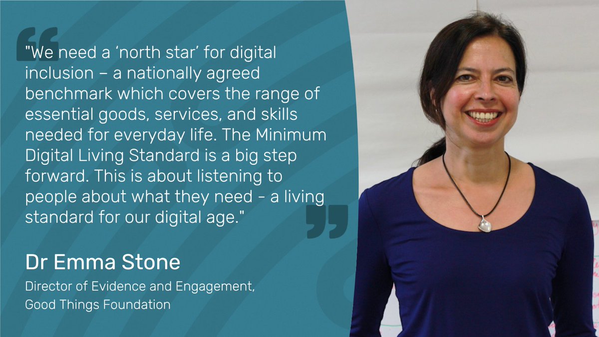 GoodThingsFdn's tweet photo. 🌟 Yesterday, Dr. @Emma_Stone2020, alongside researchers from @LivUni, @lborouniversity and @CityUniLondon presented findings to develop the #MinimumDigitalLivingStandard for households.

Read more about the MDLS findings and work being done👇
https://t.co/3LHJffLBoh https://t.co/KAekq7zs0a