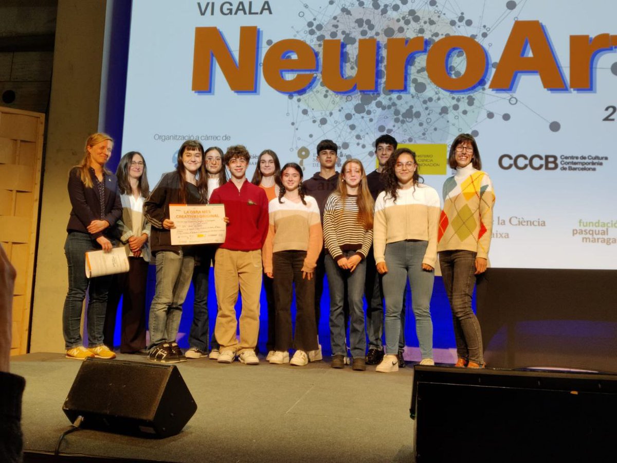 IEAOm's tweet photo. Alumnes de 4t d'ESO han estat guardonats al #NeuroArtUB 2023 amb dues performances realitzades per ells mateixos.
Mals records:
https://t.co/CdZT7rqkpj
Drogues Al·lucinògenes:
https://t.co/qKyrd3Jqwc
Enhorabona a tots ells i llurs professors!
#música #dansa #TheNextFuture https://t.co/eE5wQT0pZk