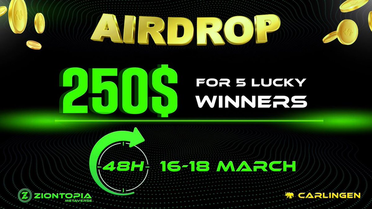 GiveAwayHost's tweet photo. $250 in 48 Hours (5 winners) 🐔🕊🐲

-RT this + Follow 

@zion_topia - @CarlingenTurkey

- RT/Like @zion_topia  📌 https://t.co/Z24HPF0ZjY