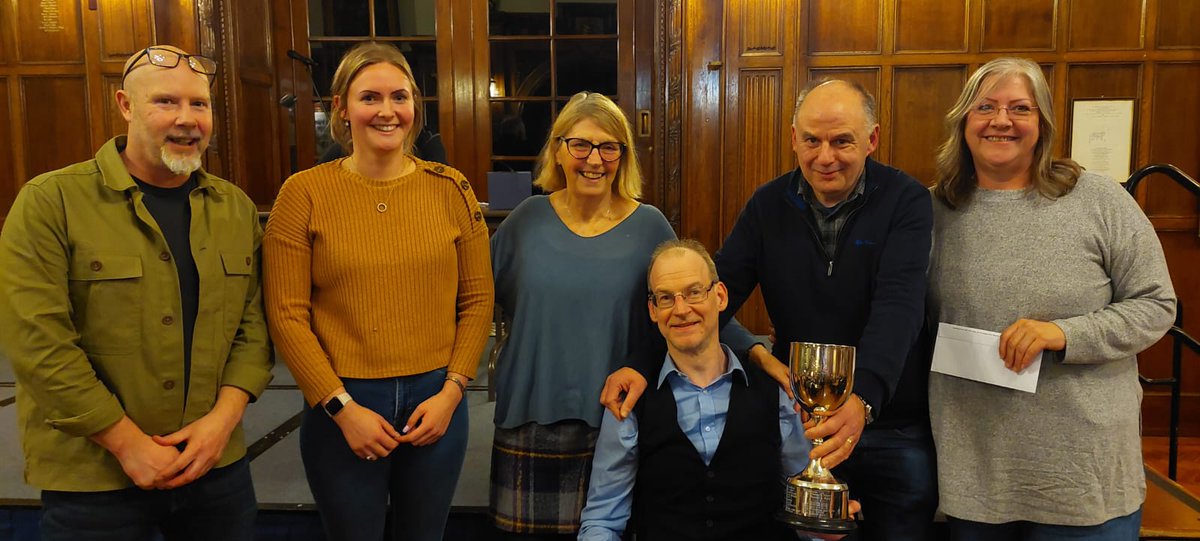 Congratulations to the winning team, 'Only One Edd Between Us' at the Trevor Stark Memorial Quiz on Tuesday evening! The team stormed to victory, winning not only the prestigious Trevor Stark Trophy, but also a kindly donated Napoleons restaurant voucher. Well done team! 🏆