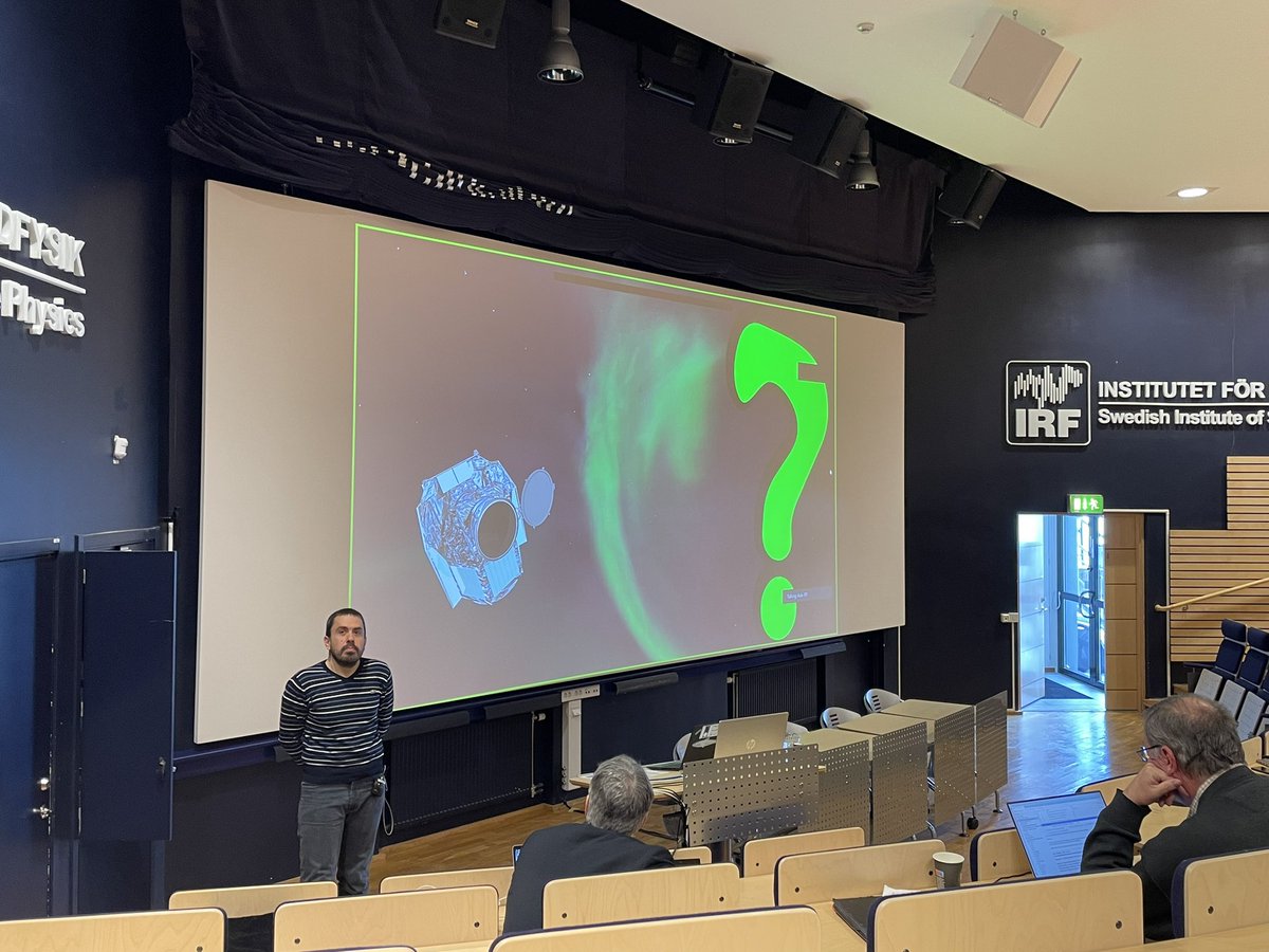 CHEOPS_IT's tweet photo. Gaetano Scandariato at the Cheops Science Team meeting in Kiruna. #synergies during #CheopsExtension https://t.co/YPhJsSitsQ
