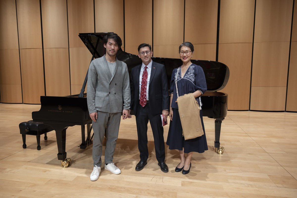 CanadainUAE's tweet photo. Masterful performance by @Bruceliupiano at @NYUADArtsCenter on the 14th of March! 
Thank you to #ADMAF for hosting 🇨🇦 Ambassador @kris_panday 
We’re looking forward to more #AbuDhabiFestival #ADF23 https://t.co/xwaw3GCFZm