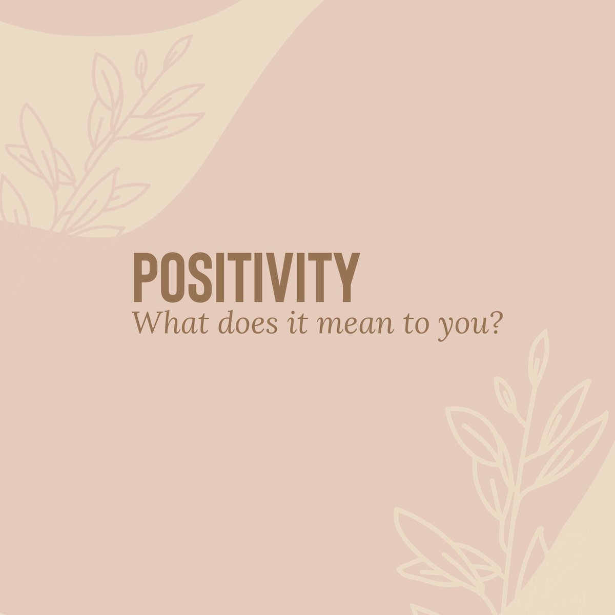 Today, we would like to hear from you! 💭
What does POSITIVITY or being POSITIVE mean to you or your loved one? ☀️

Post your answer in the comment section below; 

#positivity #positive #positivethinking #care #caring #domcare