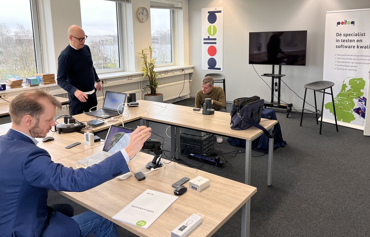 polteq's tweet photo. De heren blijven uiterst kalm tijdens de voorbereiding van het webinar 'Keep Calms' van vandaag! 

Zit jij er straks klaar voor? Het webinar start om 12.30 uur.

Of heb je je nog niet opgegeven? Het kan nog! 
Schrijf je snel in voor dit @polteq webinar via https://t.co/PRpjZGYgp9 https://t.co/Emdajd10z5