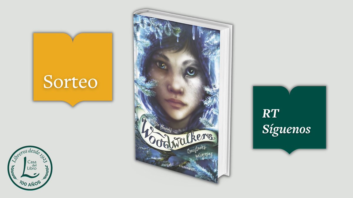 casadellibro's tweet photo. ❄️SORTEO ❄️
Sorteamos tres ejemplares de 𝘈𝘮𝘪𝘴𝘵𝘢𝘥𝘦𝘴 𝘱𝘦𝘭𝘪𝘨𝘳𝘰𝘴𝘢𝘴: 2 #Woodwalkers (https://t.co/GSUeCjlOHi). ¡Participa!
1️⃣ Síguenos a @casadellibro
2️⃣ Haz RT

🗓️ El jueves 23 de marzo diremos los ganadores 🍀 https://t.co/IN4aa6G6VD