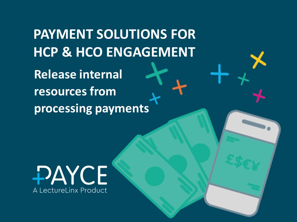 PAYCEportal's tweet image. #PAYCE is a flexible &amp;amp; intuitive platform designed to ensure quick payment to #HCPs and #HCOs across over 50 countries. With accurate postings onto your ledgers, it provides greater insights into spend management &amp;amp; #pharmaceutical clients save time, money &amp;amp; internal resources.