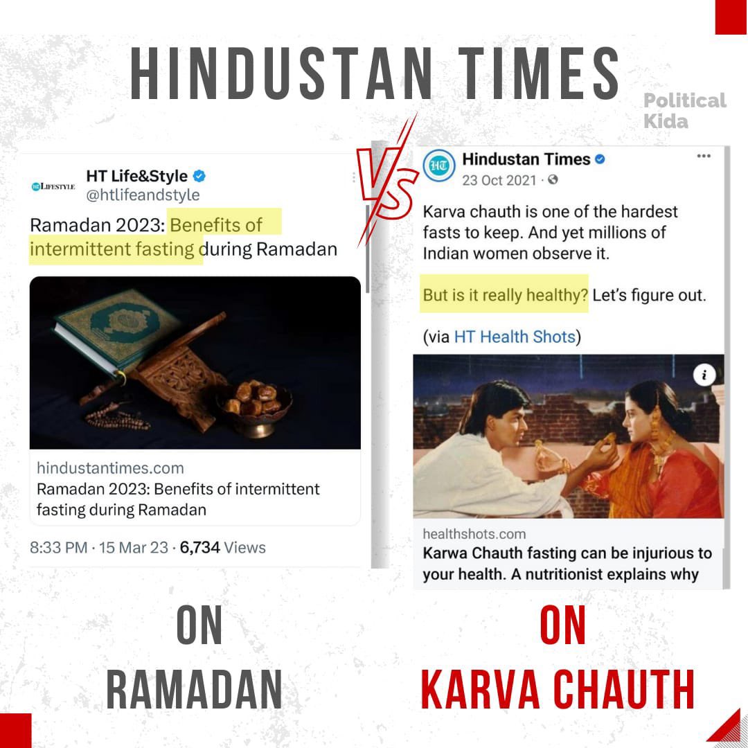 ShefVaidya's tweet photo. Well done! @htTweets. Didn’t know fasting has benefits based solely on religious affiliation https://t.co/5stXnUglUq
