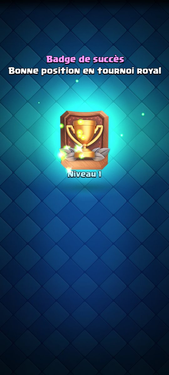 Premier badge tm sur le petit compte