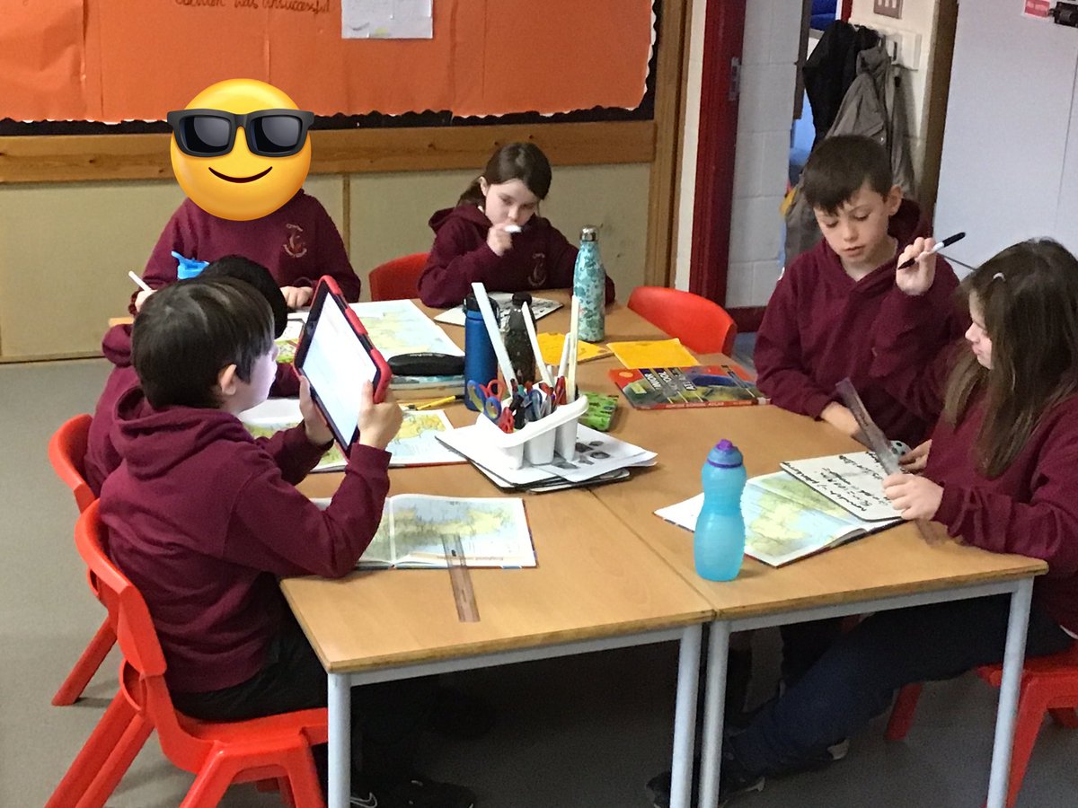 CharterYr4's tweet photo. Griffins are using their knowledge of kilometres and metres to work out the distances between UK towns and cities. #chartermaths https://t.co/5KQbh2jlHW