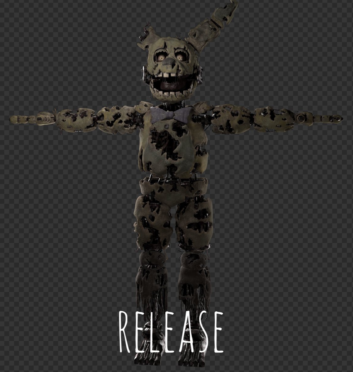 WeeeZ on X: #FNAF #Blender3d Behold my second finished model my