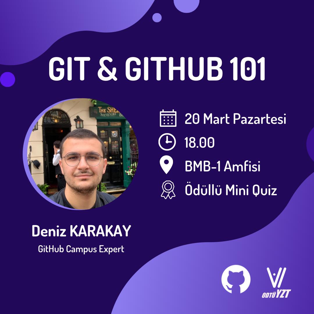 ODTUyzt's tweet photo. Herkese merhabalar!

Dönemin ilk etkinliğiyle tekrar karşınızdayız.

Günümüzde en az özgeçmişiniz kadar önemli olan Github hesabınızı yönetmeyi öğrenmek için hepinizi bekliyoruz! 🚀🚀🚀 https://t.co/ry8Li5lLks