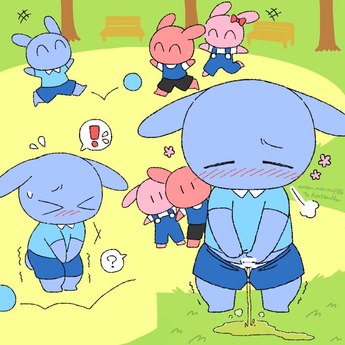 【リクエスト】お外であそんでたらおしっこしたくなっちゃった 