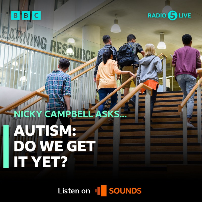 bbc5live's tweet photo. 🌍Autism is a developmental disability which affects how people interact with the world.

🔹700,000 people in the UK are estimated to have autism but health experts still don't know its cause.

💬What's life like with autism?

@NickyAACampbell asks:

⚠️Autism: Do we get it yet❓ https://t.co/revLdzcToI