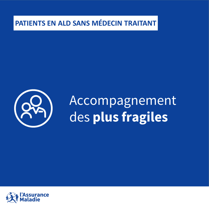 Assur_Maladie's tweet photo. #AccèsAuxSoins | 𝟳𝟭𝟰 𝟬𝟬𝟬 personnes souffrant d’une affection de longue durée (#ALD) n'ont pas de médecin traitant 🙋‍♂️👩‍⚕️

L'Assurance Maladie et @Sante_Gouv déploient un plan d'actions pour #AllerVers et accompagner ces #patients selon plusieurs grands principes ⤵️