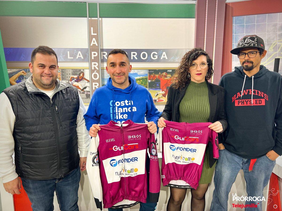 LaProrrogaTCJ's tweet photo. 🚲 Hablamos también con el Iberos Bike, un club de Mountain Bike en Jumilla de reciente creación y con muchas ganas. 

🔴🕞 Desde las 21:00 en Telejumilla y desde el botón rojo a la carta siempre que quieras. 

#LaPrórroga386 #TeleJumilla https://t.co/AbgrOg1TM6