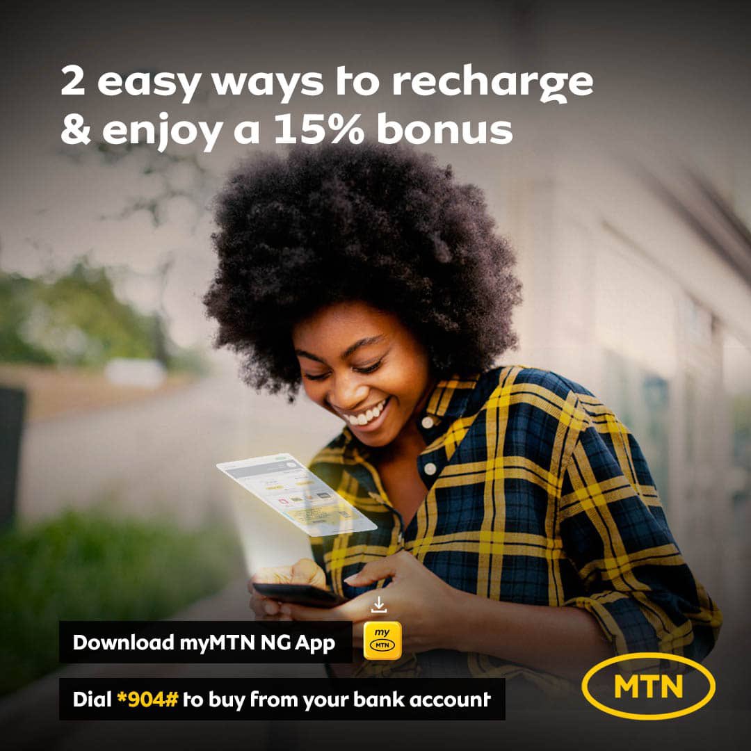 Get more for your money. Download myMTN NG app or dial *904# and enjoy ...