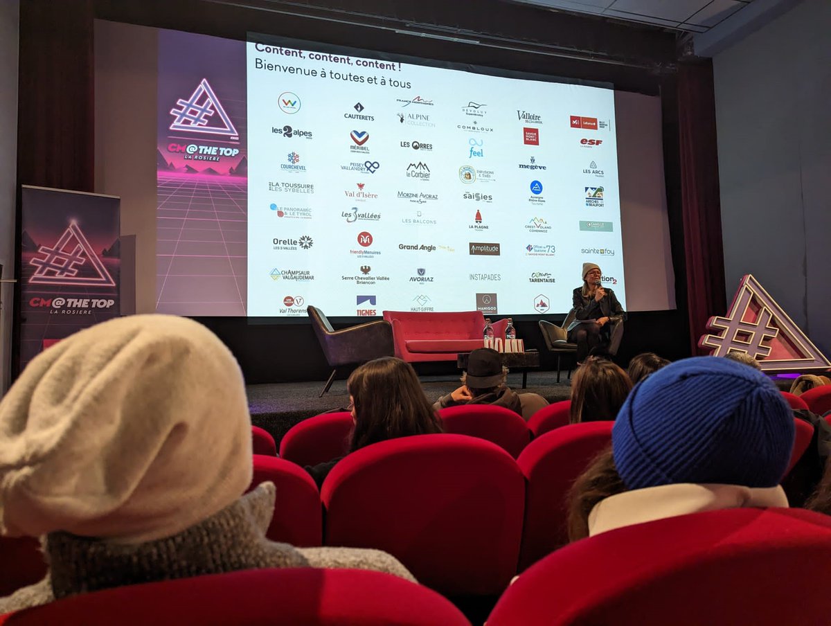 SavoieMontBlanc's tweet photo. En direct des CM@theTop à @La_Rosiere1850 ! 🎉
Un évènement destiné aux professionnels de la communication et du digital en montagne (community managers, service communication et marketing, direction). Inspiration, conférences et masterclass, un programme très riche🏔 #CMAtTheTop https://t.co/3rdVVnPEJy