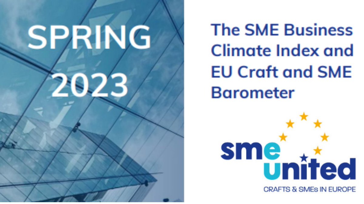 SMEunited's tweet photo. #sme performance in the last semester is well above expectations💪, shows our #BusinessClimate index.
Concerns about an #economicdownturn did not materialise. However, #coreinflation is still📈&amp; SMEs face #labourshortage
Find more 👉https://t.co/rBm0FOCp6l https://t.co/HAvWcGIC6V