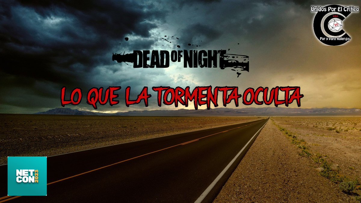 Pues ya tengo mi partida inscrita en las @netconcerouno . Un poquillo de terror con #DeadofNight , que casi siempre da buenas sesiones.
Además, qué mejor motivación para acabar de escribir la aventura que ponerse un plazo no demorable. 😅