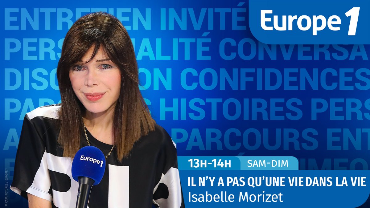 🔵[IL N'Y A PAS QU'UNE VIE DANS LA VIE] Rdv à 13h sur @Europe1 avec @imorizet ➡️@francoisgabart 👉europe1.fr