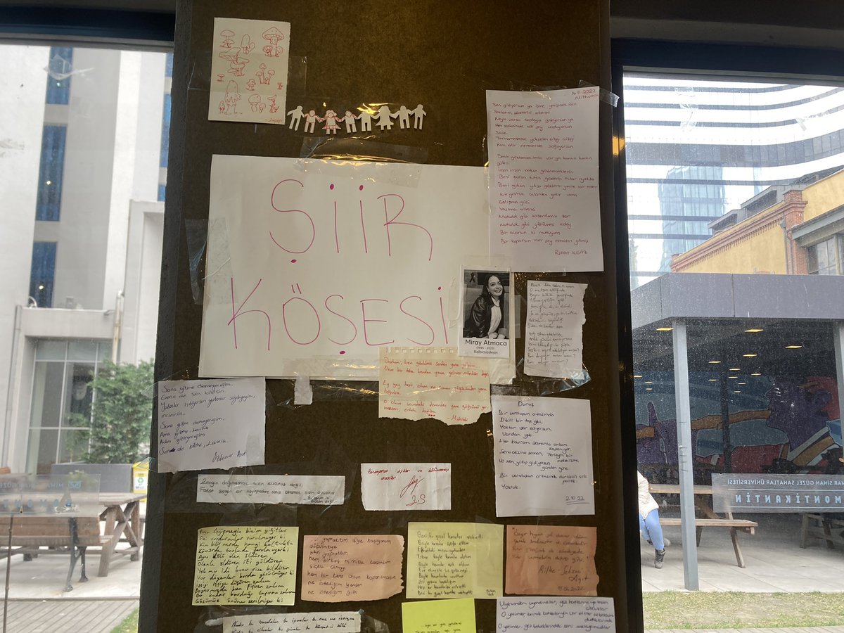 politikbaykus's tweet photo. Mimar Sinan Güzel Sanatlar Üniversitesi Sanat Tarihi bölümü mezunu sıra arkadaşımız Miray Atmaca'yı unutmayacağız, anısını kampüslerimizde yaşatmaya devam edeceğiz! #MirayAtmaca https://t.co/UgBgcp3S3p