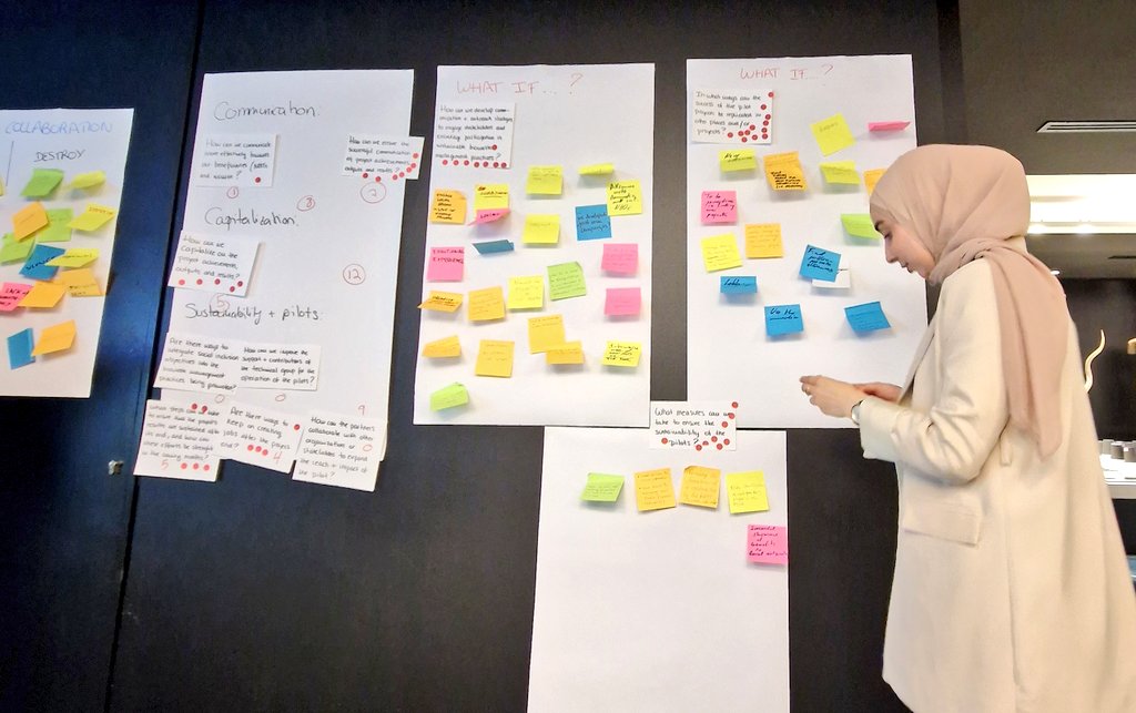 In <a href="/SirclesProject/">Sircles Project</a> focus group on #radicalCollaboration, brainstorming solutions to ensure dissemination and replicability #composting and #Biowaste