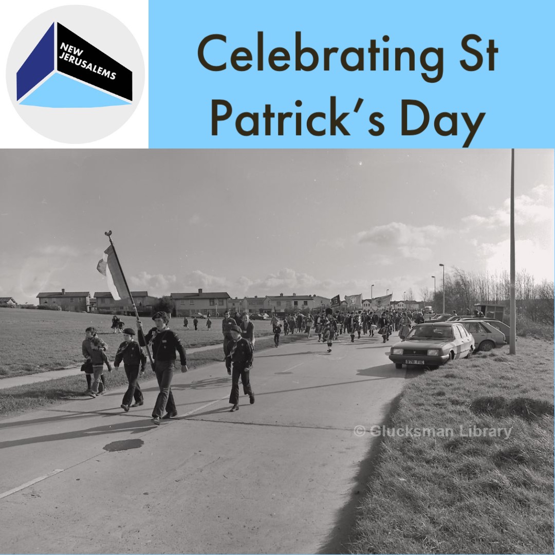 UL_SpecColl's tweet photo. Happy St. Patrick's Day!☘️Image of parade in #Shannon 1982, from the #ShannonDevelopmentArchive @ULLibrary @UL, part of the new @wellcometrust
funded New Jerusalems project #NewTownArchives @ShannonHeritage @ShannonAirport https://t.co/jbQWkbYdjz